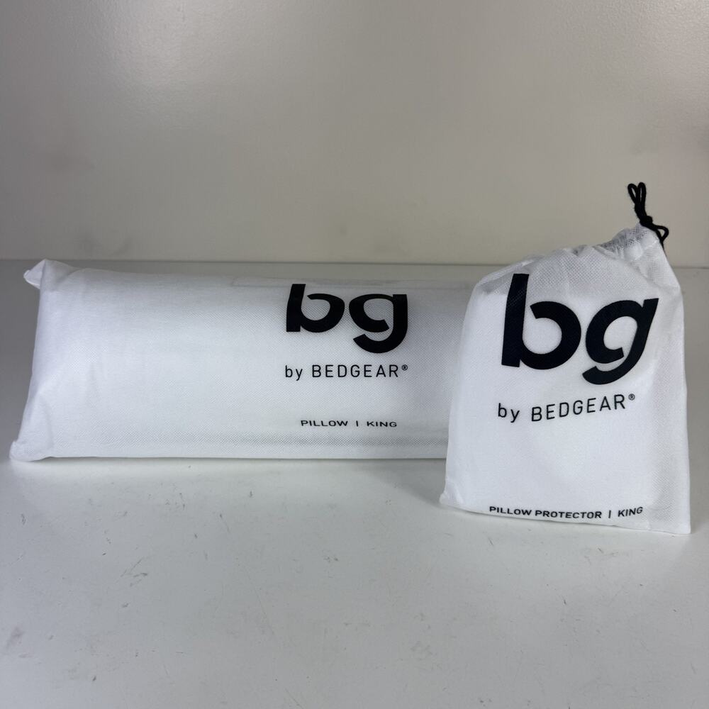 New BedGear King Size Bed Pillow Sealed BedGear Pillow Protector King Size